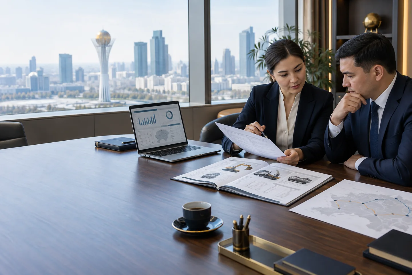 A team discusses tender documents, technical requirements and a supply plan